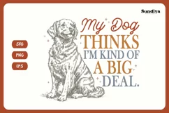 Funny Dog Lover Quotes SVG EPS PNG 15 Product Image 3