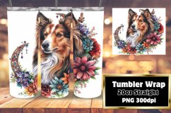 Petal Parade: Watercolor Tumbler Wrap 20oz Product Image 1