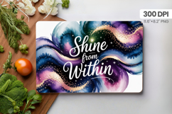 Inspirational Quotes Cutting Board PNG Sublimation Bundle Product Image 8