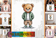 ENCHANTED TSHIRT Designs PNG, Teddy Bear Product Image 1