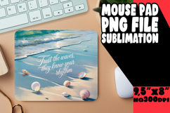 Radiant Mouse Pad Designs PNG, Girl Quote Product Image 1