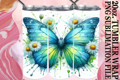 PLAYFUL SPIRITS 20oz TUMBLER WRAP, Butterfly Product Image 1