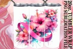 Gentle breezes 20oz tumbler wrap, Flowers Product Image 1