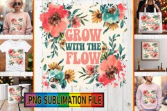 Charming PNG Art for Gifts, Flower Quote Product Image 1