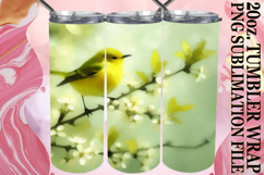 Luminous moments 20oz tumbler wrap, Birds Product Image 1