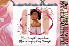 BRIGHT ADVENTURES 20oz TUMBLER WRAP, Cancer Product Image 1