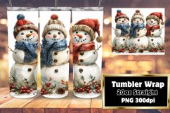 Gingerbread Holiday Tumbler 20oz Sublimation Wrap Product Image 1