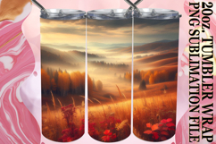 Lively adventures 20oz tumbler wrap, Autumn Product Image 1