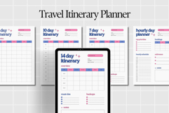 7/10/14 Day Itinerary Hourly Day Planner Printable PDF Product Image 1