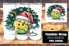 Sublimation Artwork for 20oz Tumbler , Holiday Product Image 1