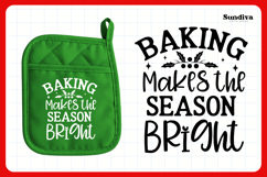 Christmas Pot Holder Quote SVG | Season Bright Product Image 3