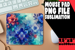 BRIGHT DESK MAT SUBLIMATION MAGIC, Watercolor Patter Product Image 1