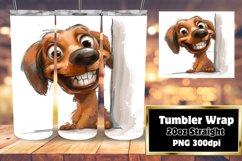 Charming Peek-a-Boo Dog Whimsy Joyful Charm Sublimation Product Image 1