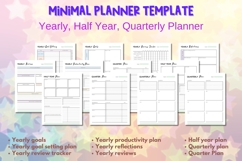 2027-2028 Minimal Planner Canva Template Product Image 4