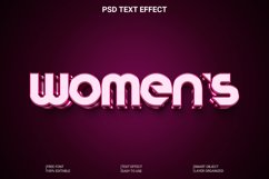 Women Day Editable Font Style Product Image 1