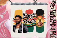 Radiant days 20oz tumbler wrap, Juneteenth Product Image 1