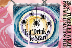 Heartfelt dreams 20oz tumbler wrap, Halloween Product Image 1
