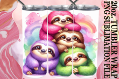 Cheerful Mornings 20oz tumbler wrap, Cute Animals Product Image 1