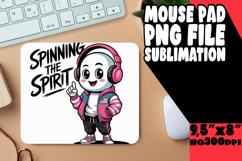 CHEERFUL desk MAT Artistic Magic, Funny Ghost Product Image 1