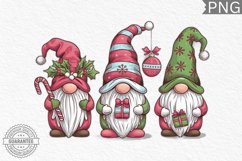 Christmas Gnome Sublimation - Clipart PNG Bundle Product Image 14