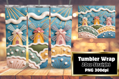 20oz Sublimation Template for Creatives , Holiday Product Image 1