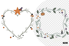 Halloween Frames Clipart Product Image 1