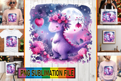 Joyful PNG TSHIRT Art Ideas, Cute Dino Product Image 1