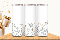 Festive Happy New Year Tumbler Wrap 2026: 20oz Skinny Tumble Product Image 1