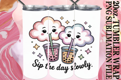 SERENE ESCAPES 20oz TUMBLER WRAP, Funny Quote Product Image 1