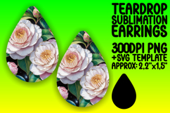 Elegant Teardrop Design PNG for Crafting , Flowers Product Image 1