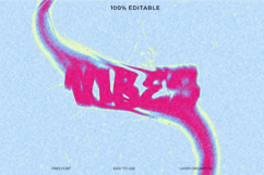 Glow Text Effect Graphic Design Template Product Image 1