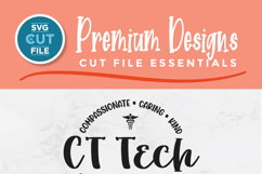 CT Tech svg, a CT technologist unisex svg design for crafts Product Image 4