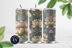 Indian heritage Lotus Pattern | Lotus botanical Florals Product Image 2