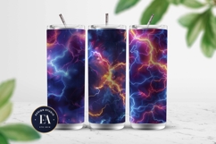 Neon Thunderstorm Texture | Electric Storm Background Product Image 2