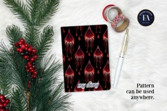 Vampire Fangs Pattern, Dark Gothic Teeth Digital Paper Product Image 4