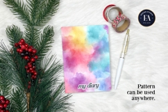 Watercolor Wash Digital Paper | Seamless Rainbow Texture Product Image 4