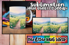 Wholesome joys 11oz 15oz mug wrap, Spring Product Image 1