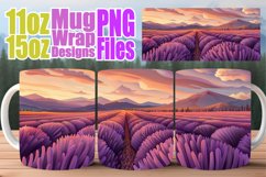 Beauty Spring Landscape Mug Wrap - Sublimation Product Image 1
