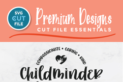 Childminder svg, a childcare worker or babysitter design Product Image 4