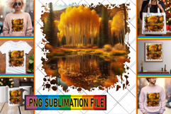 Enchanted TSHIRT Sublimation PNG, Autumn Product Image 1