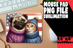 UNIQUE mouse PAD Playful Design, Dog and cat Product Image 1