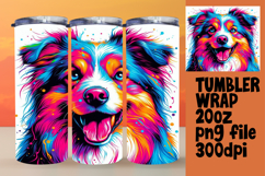GRACEFUL 20oz PNG Tumbler Wrap , Dog Product Image 1