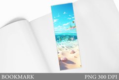 Sea Bookmark Design. Sea Bookmark Sublimation Product Image 1