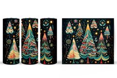 Christmas Tree Tumbler Wrap Sublimation Product Image 2