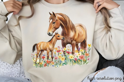 Mothers Day Animals Clipart PNG Product Image 1