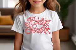 Rodeo Girl SVG Rodeo Rope Western Cowgirl boot Clipart Cowbo Product Image 2