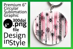 Cute Round Design Car Coaster PNG , Halloween Product Image 1