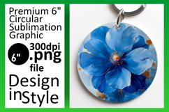 Spring Blossom Bliss: Sublimated Round Designs Design PNG Product Image 1