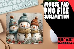 Gingerbread Mouse Pad Design Holiday Sublimation Product Image 1
