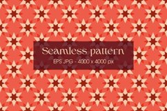 60s Red Stars Retro groovy vintage pattern Product Image 2